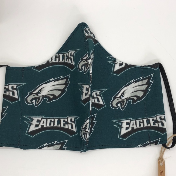 EAGLES Football 100% Cotton Face Mask~New! - Picture 11 of 13